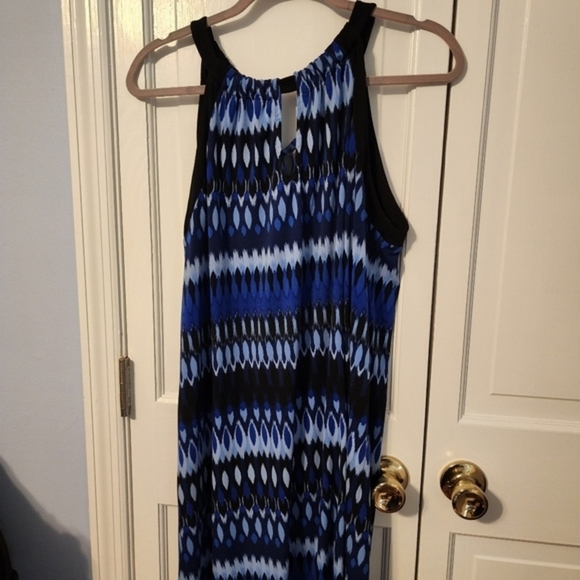 Apt. 9 Amazing Super cute flattering unique slleveless blue shift dress. XL - Picture 5 of 13